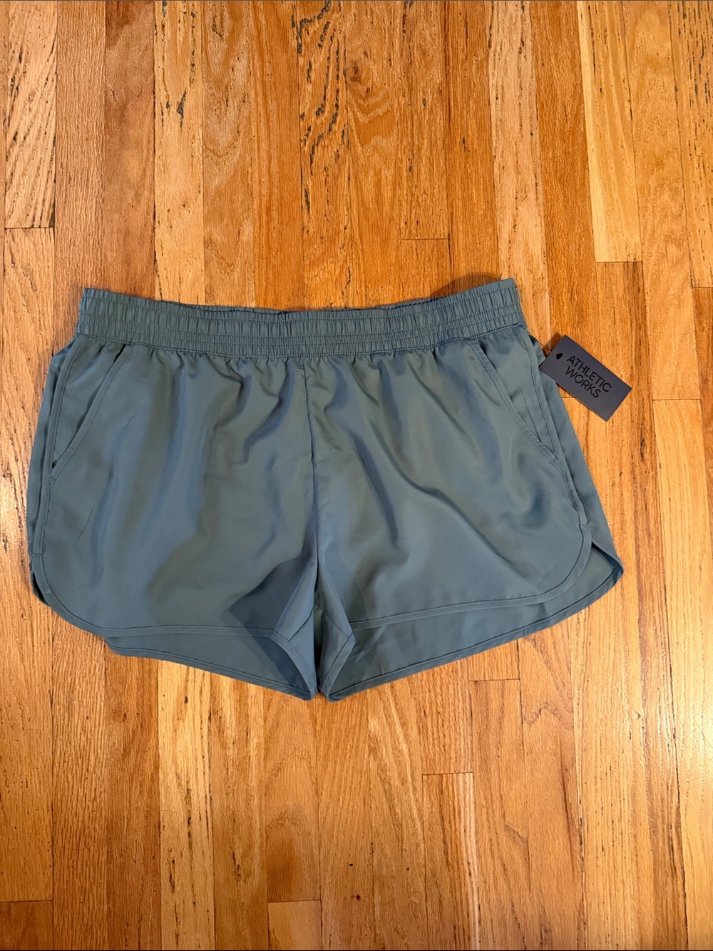 Athletic Works Women's Sage Green Athletic Shorts